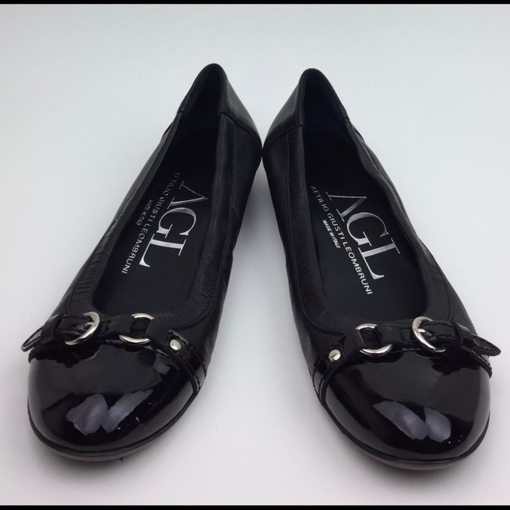 AGL Cap Toe Ballet Flat sz 6.5
